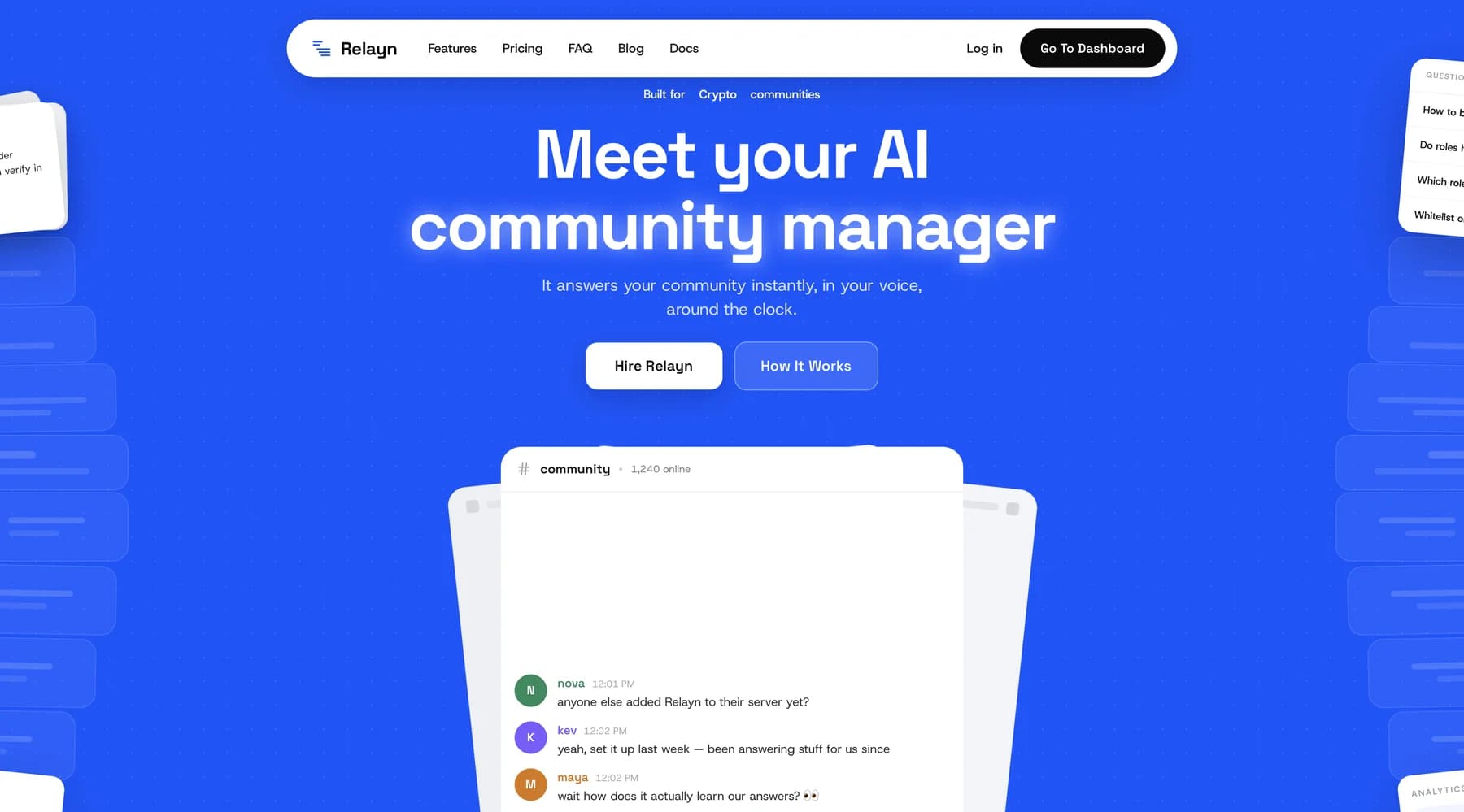 Бот для Discord и Telegram, пример сайта